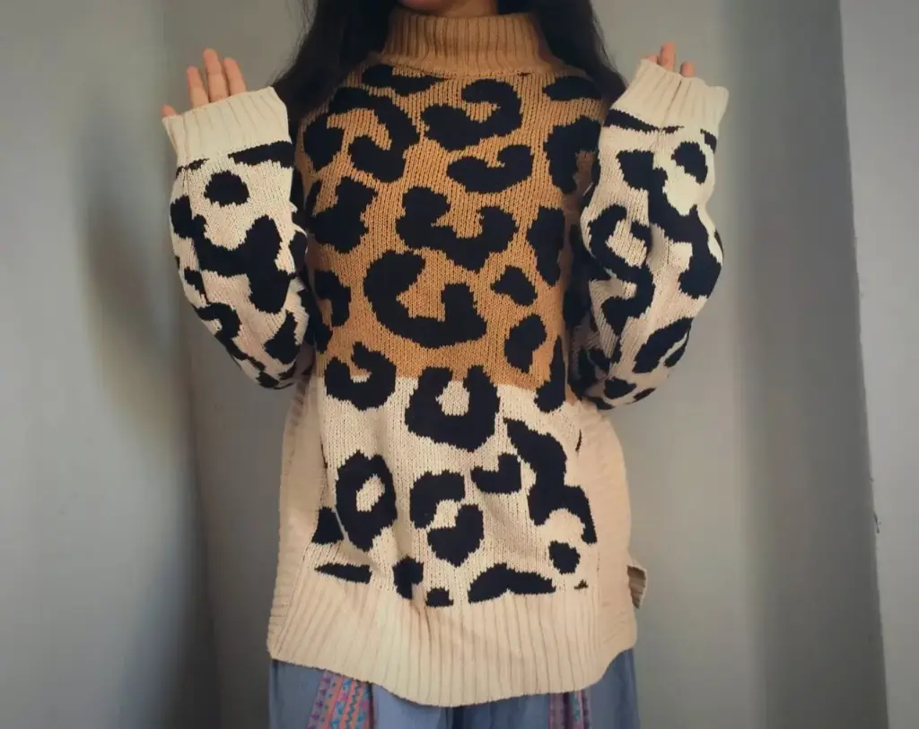 winter sweater Tiger Printed Cossy For Girls