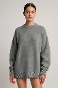 Women’s Gray Full Sleeve Sweater – Stylish Winter Wear, Soft & Comfortable Knit Pullover