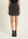 Trendy Textured Mini Skirt for Women