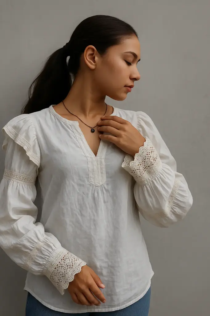 white Color Western Dress For Summer