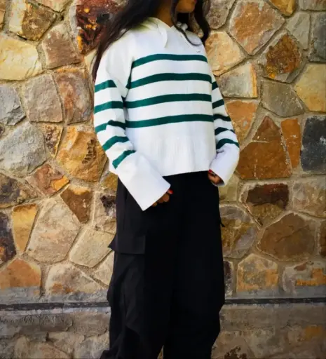 winter Hoodie For GIrls korean Style Made By A cotten Fiber With Back Side Cap