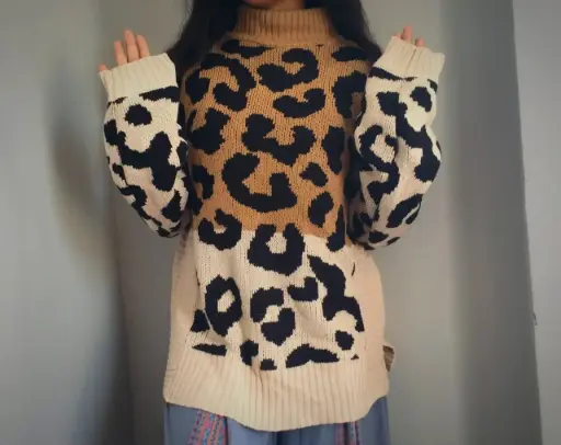 winter sweater Tiger Printed Cossy For Girls