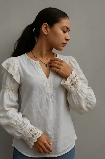 white Color Western Dress For Summer